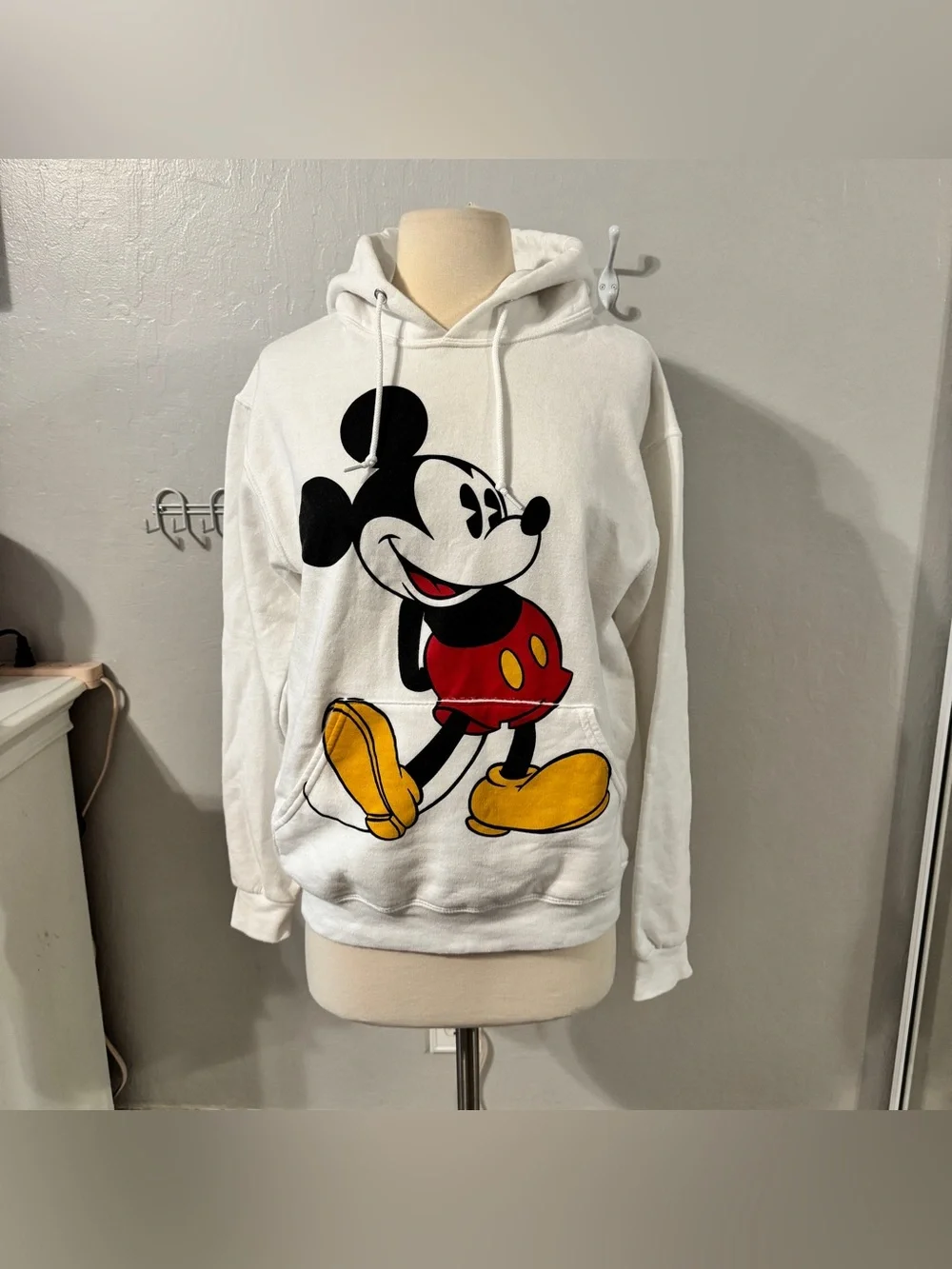 Mickey Mouse White Hoodie
